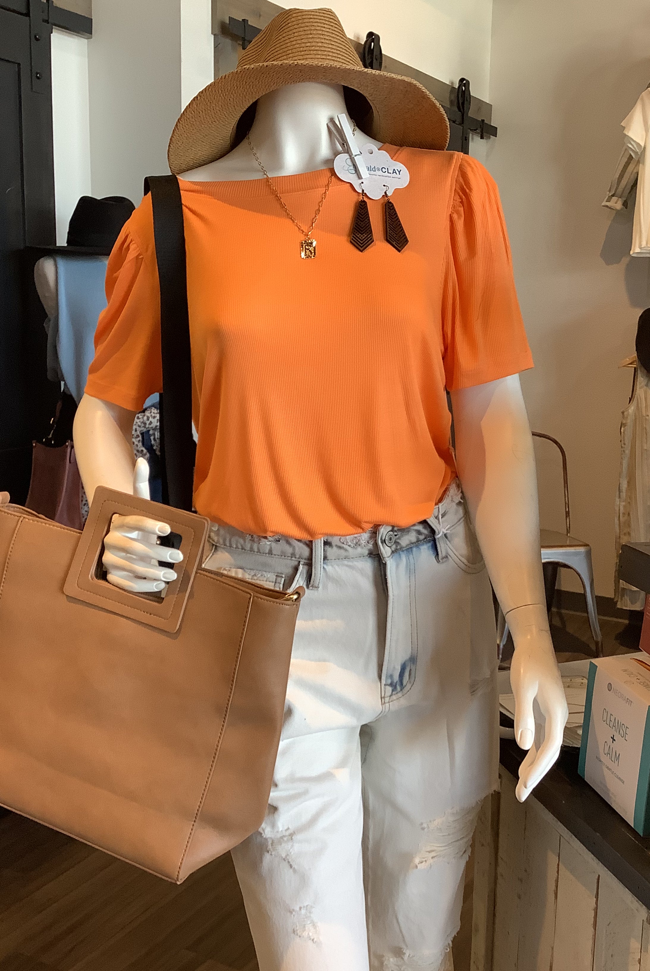 MN The Siena-Short Sleeves-The Funky Zebra Ames-The Funky Zebra Ames, Women's Fashion Boutique in Ames, Iowa