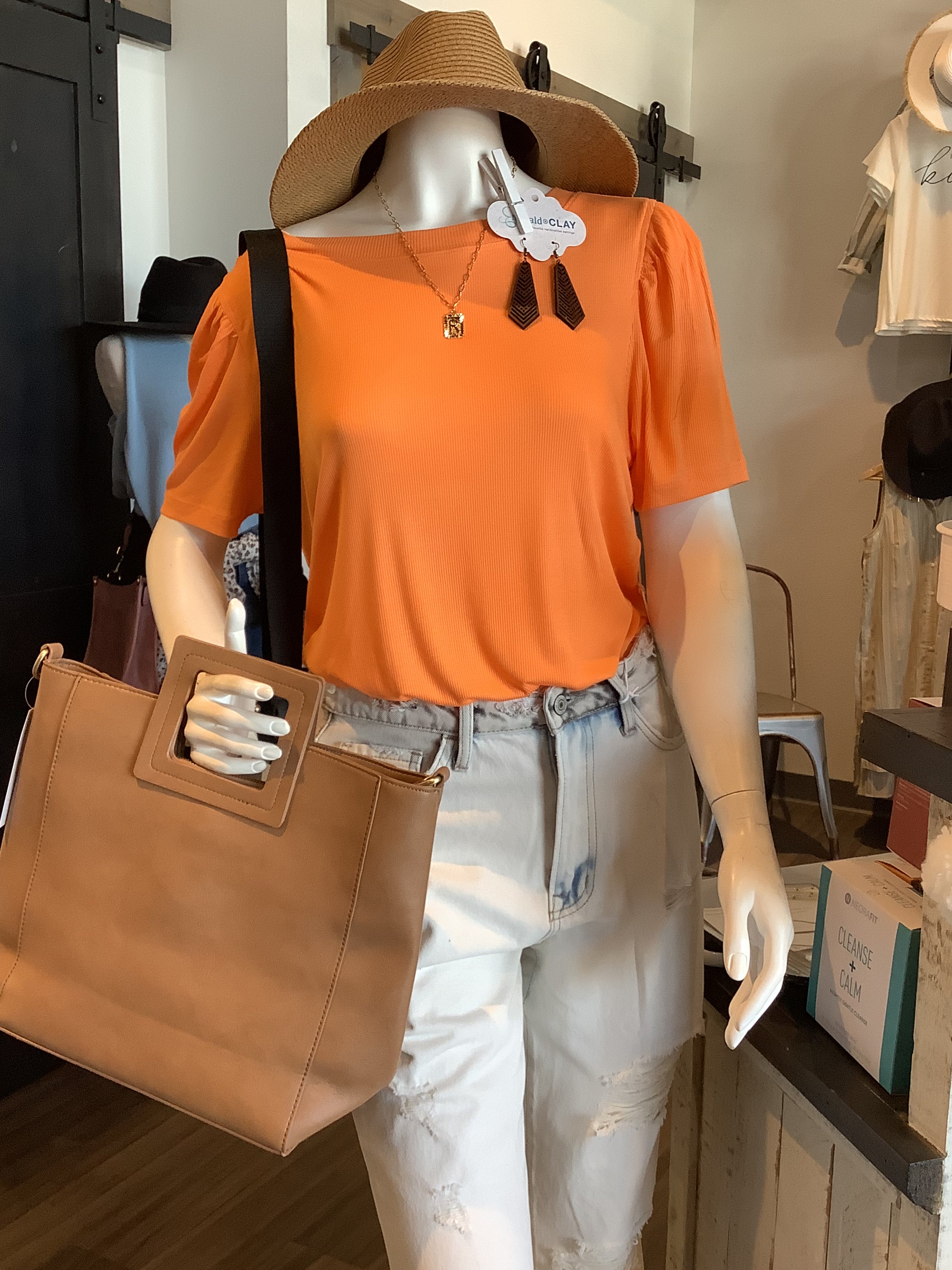 MN The Siena-Short Sleeves-The Funky Zebra Ames-The Funky Zebra Ames, Women's Fashion Boutique in Ames, Iowa