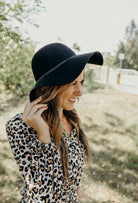 MN Black Wool Hat-Hats-The Funky Zebra Ames-The Funky Zebra Ames, Women's Fashion Boutique in Ames, Iowa