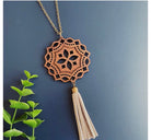 MN Mandala with Tassel-Necklaces-The Funky Zebra Ames-The Funky Zebra Ames, Women's Fashion Boutique in Ames, Iowa