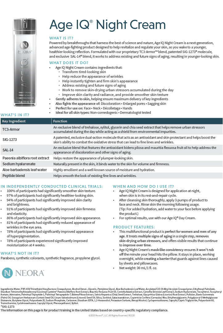 MN Night Cream-The Funky Zebra Ames-The Funky Zebra Ames, Women's Fashion Boutique in Ames, Iowa