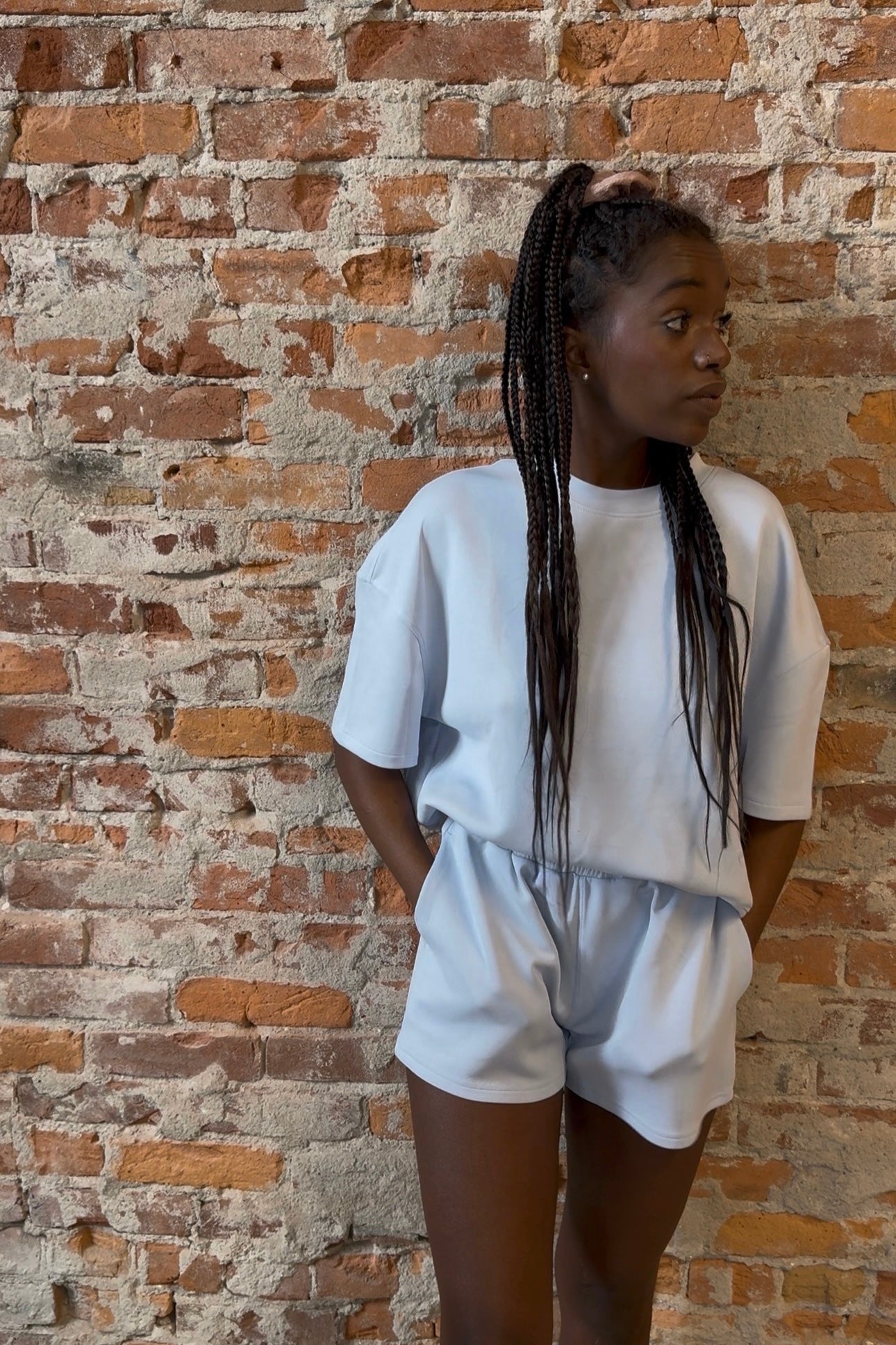 Laguna Scuba Lounge Set-apparel-Mono B-The Funky Zebra Ames, Women's Fashion Boutique in Ames, Iowa