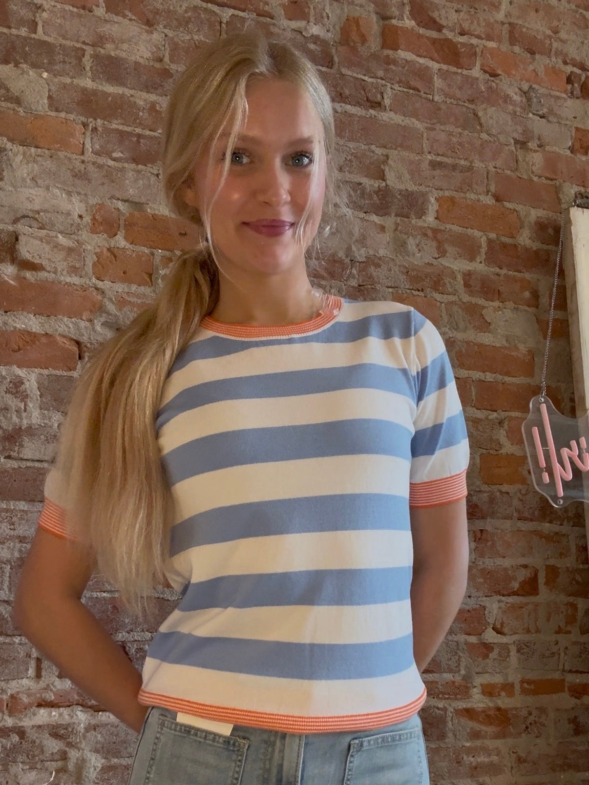 Clara Spring Sweater-apparel-Staccato-The Funky Zebra Ames, Women's Fashion Boutique in Ames, Iowa