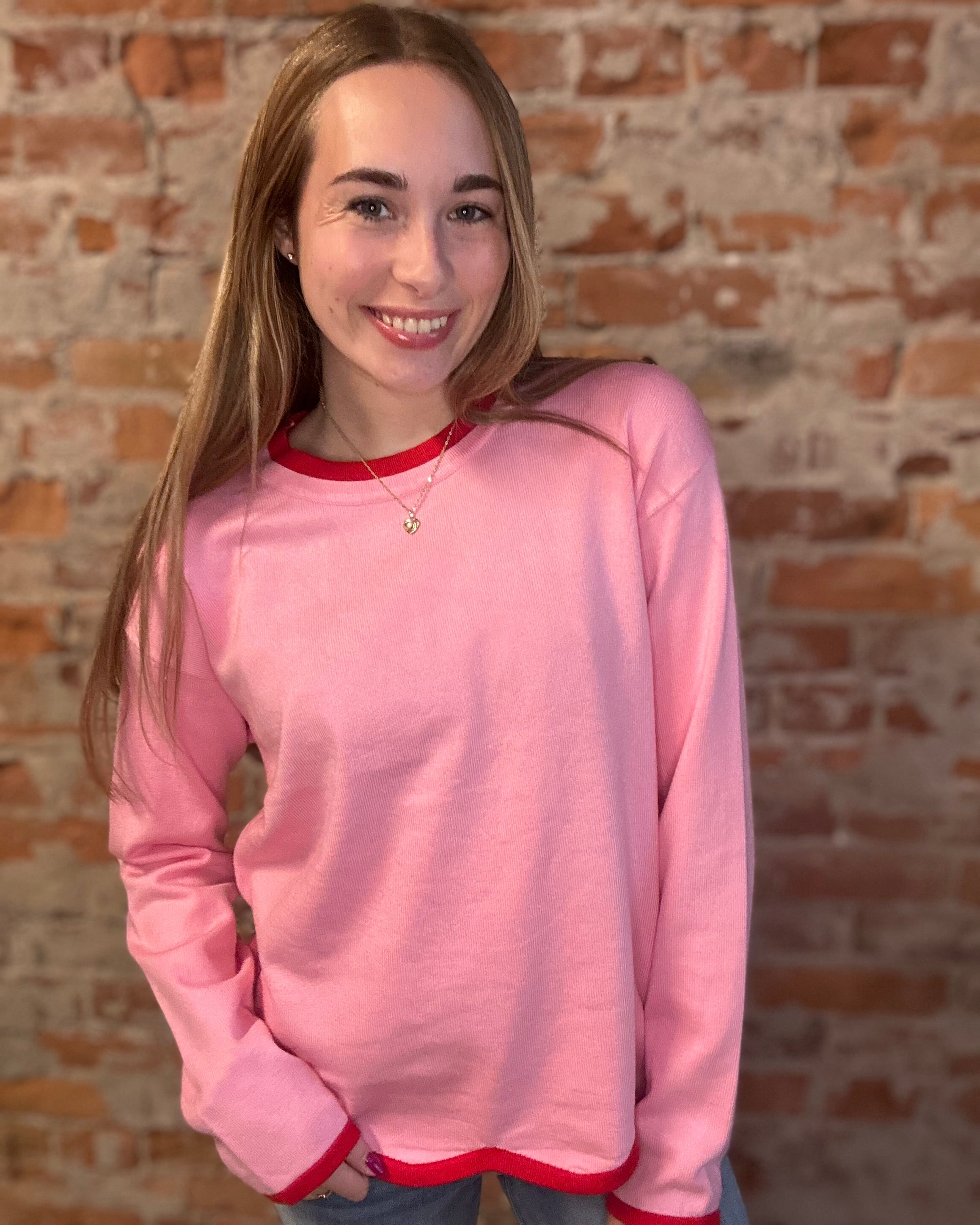 Briana Scalloped Sweater-apparel-Staccato-The Funky Zebra Ames, Women's Fashion Boutique in Ames, Iowa