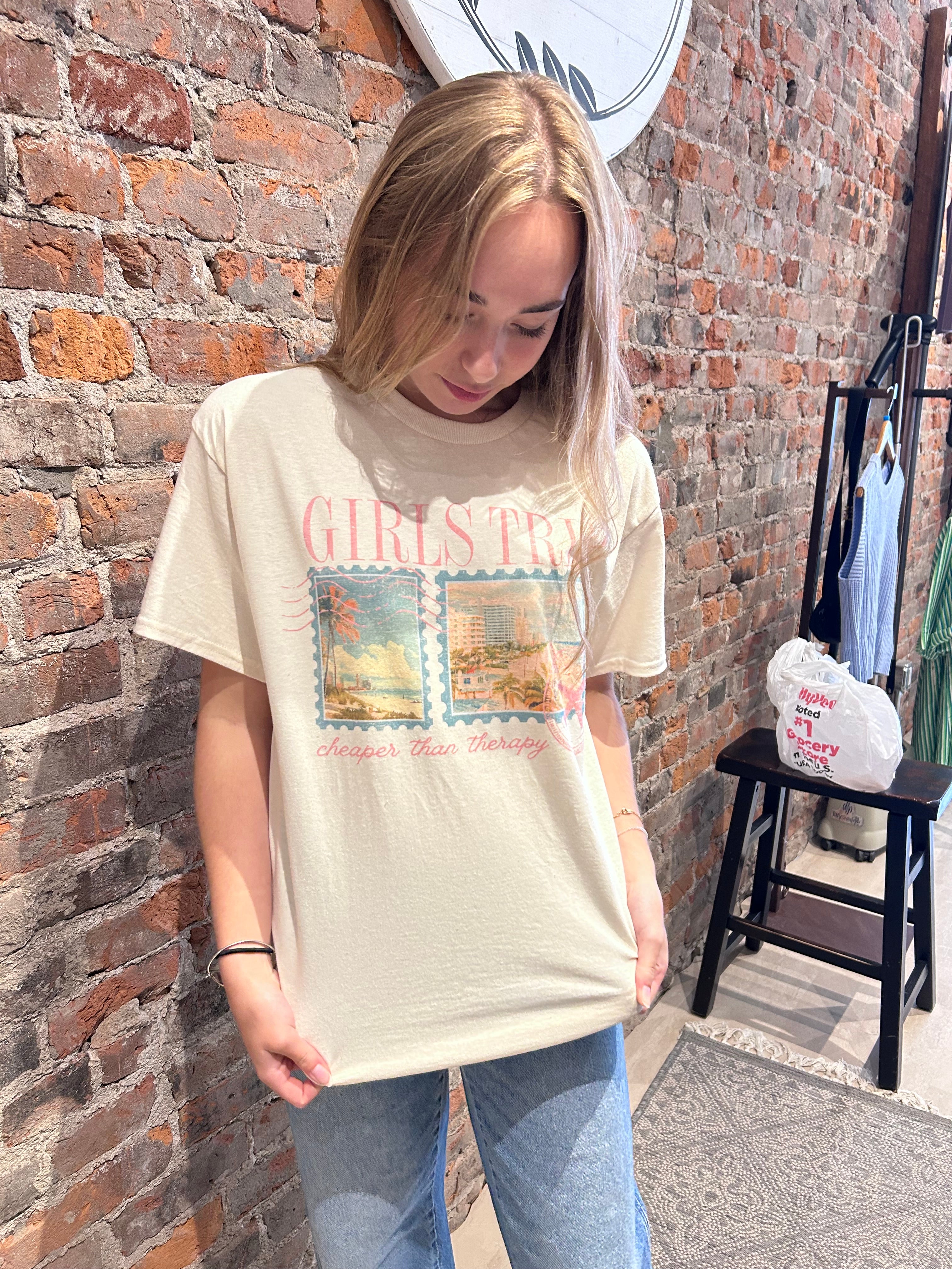 Girls Trip Oversized Tee-Graphic Tee's-Good Day Street-The Funky Zebra Ames, Women's Fashion Boutique in Ames, Iowa