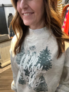Merry Mock Neck-Graphic Sweaters-The Funky Zebra Ames-The Funky Zebra Ames, Women's Fashion Boutique in Ames, Iowa