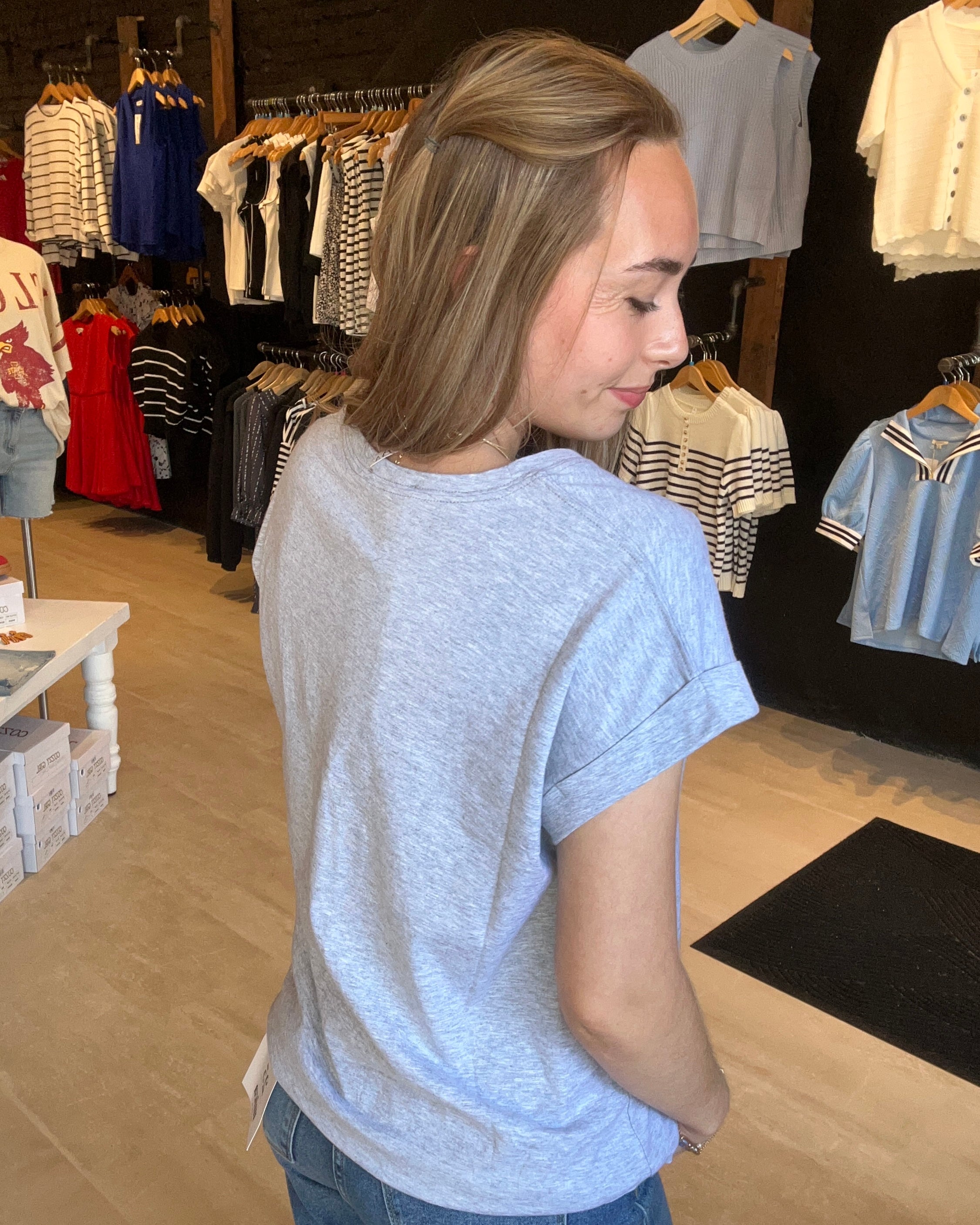 Sierra Tee-Short Sleeves-Zenana-The Funky Zebra Ames, Women's Fashion Boutique in Ames, Iowa