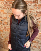 Pacific Navy Puffer-Storm Creek-The Funky Zebra Ames, Women's Fashion Boutique in Ames, Iowa