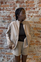 Elizabeth Peplum Jacket-Outerwear-Mono B-The Funky Zebra Ames, Women's Fashion Boutique in Ames, Iowa