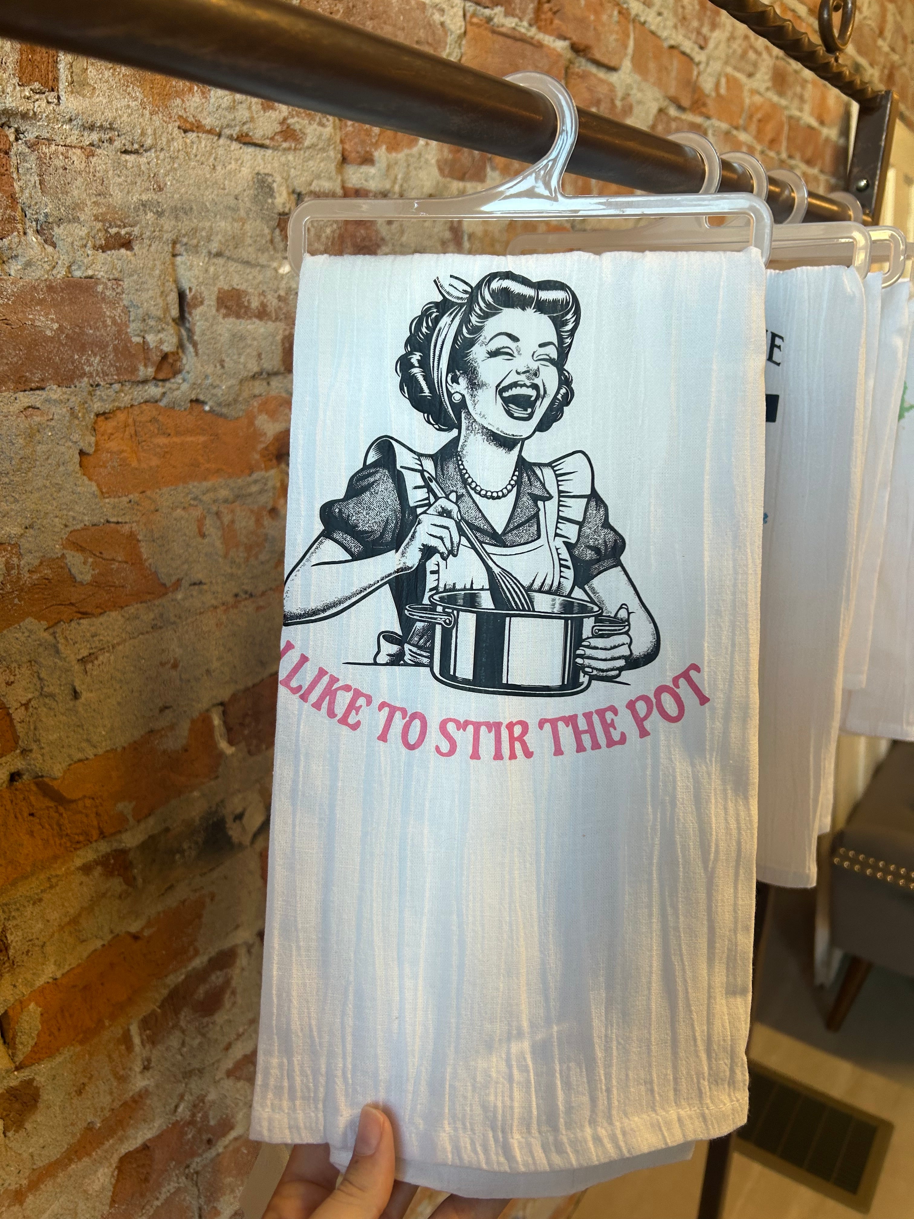 Snarky Housewives Towels-Crazy Heifers-The Funky Zebra Ames, Women's Fashion Boutique in Ames, Iowa