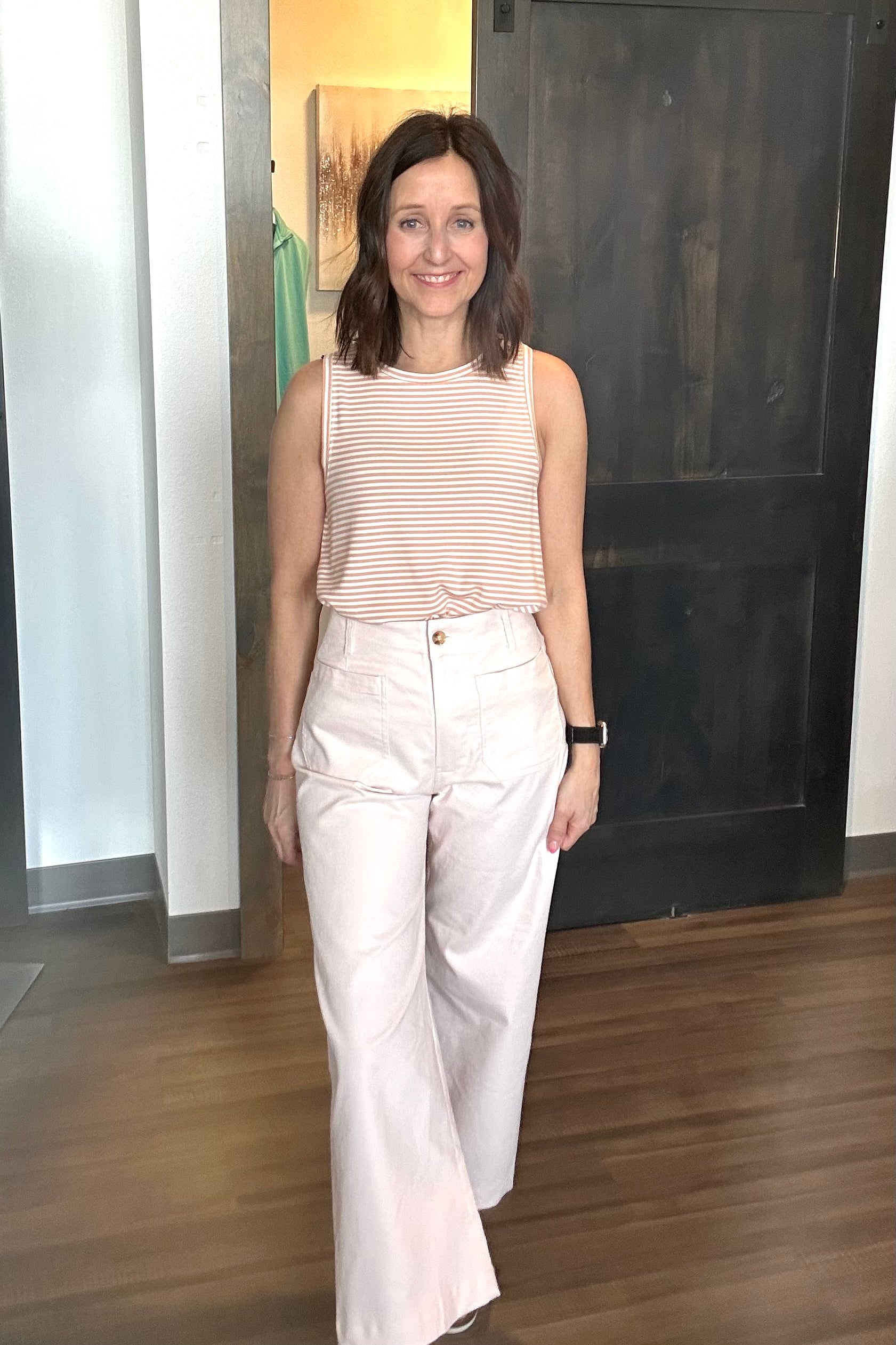 Sheri Striped Tank-Tank Tops-The Funky Zebra Ames-The Funky Zebra Ames, Women's Fashion Boutique in Ames, Iowa