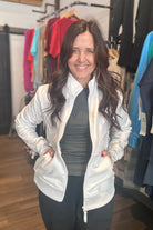 Terri Zip Up Jacket-Jackets-Mono B-The Funky Zebra Ames, Women's Fashion Boutique in Ames, Iowa