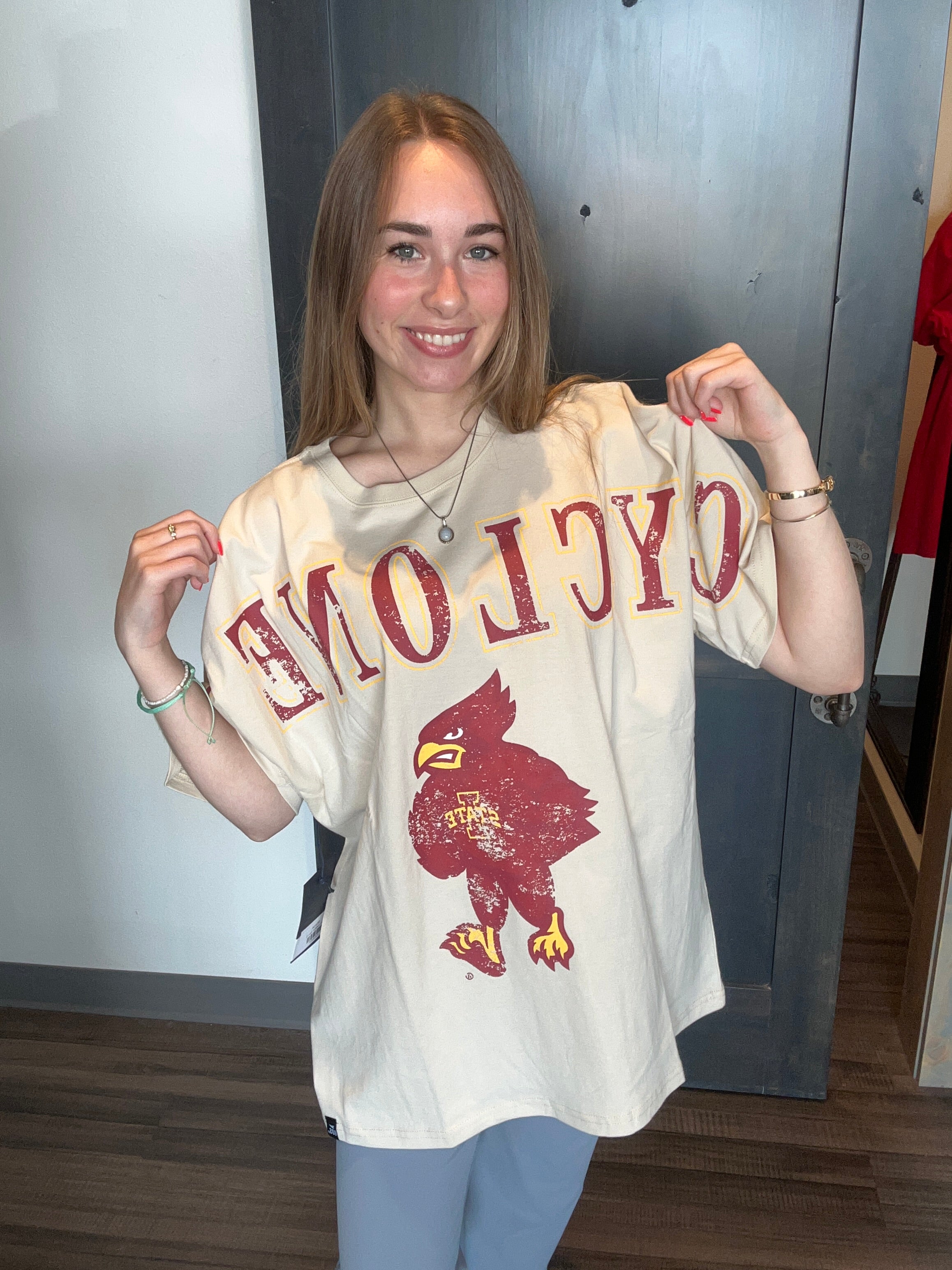 CYCLONES Tee-Graphic Tee's-Game Day Social-The Funky Zebra Ames, Women's Fashion Boutique in Ames, Iowa