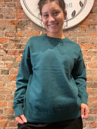 Shelby Crew Sweater-2 COLORS-Sweaters-Staccato-The Funky Zebra Ames, Women's Fashion Boutique in Ames, Iowa