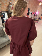 Sienna Puff Sleeve Top-Short Sleeves-Gilli-The Funky Zebra Ames, Women's Fashion Boutique in Ames, Iowa