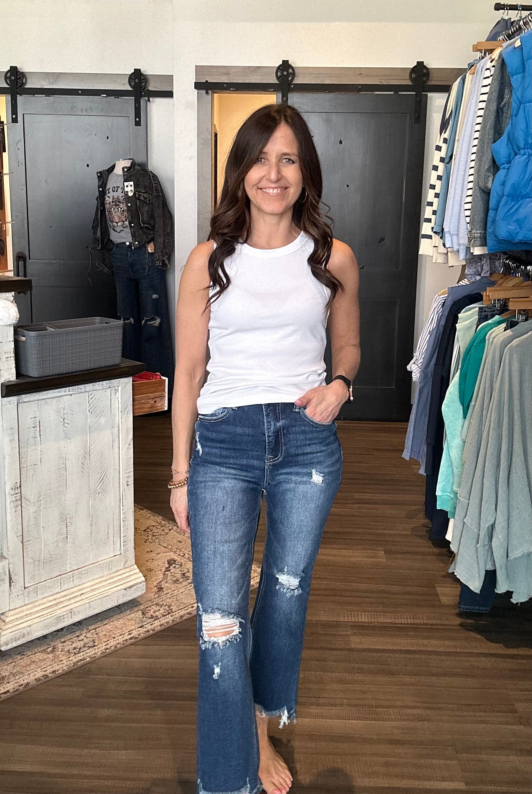 Gwen Crop Jean-Jeans-risen-The Funky Zebra Ames, Women's Fashion Boutique in Ames, Iowa