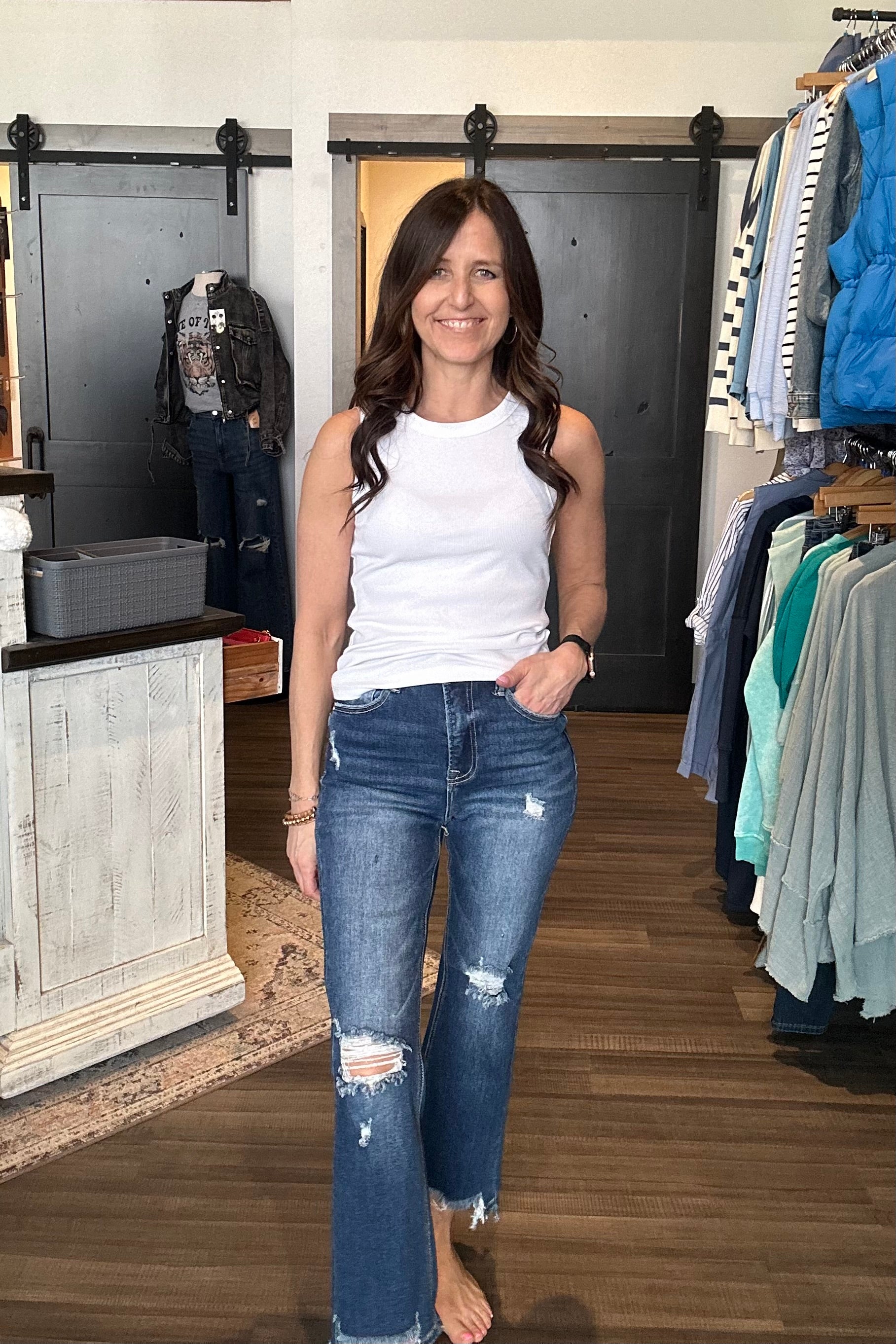 Gwen Crop Jean-Jeans-risen-The Funky Zebra Ames, Women's Fashion Boutique in Ames, Iowa