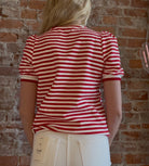 Rosalee Striped Top-apparel-Staccato-The Funky Zebra Ames, Women's Fashion Boutique in Ames, Iowa