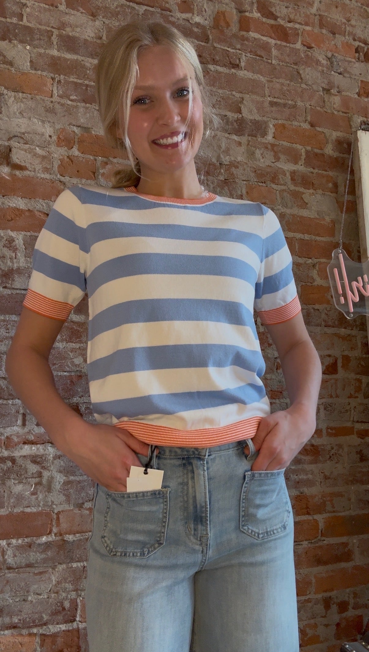 Clara Spring Sweater-apparel-Staccato-The Funky Zebra Ames, Women's Fashion Boutique in Ames, Iowa