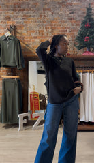 DOORBUSTER Round Neck Sweater-Sweaters-Zenana-The Funky Zebra Ames, Women's Fashion Boutique in Ames, Iowa