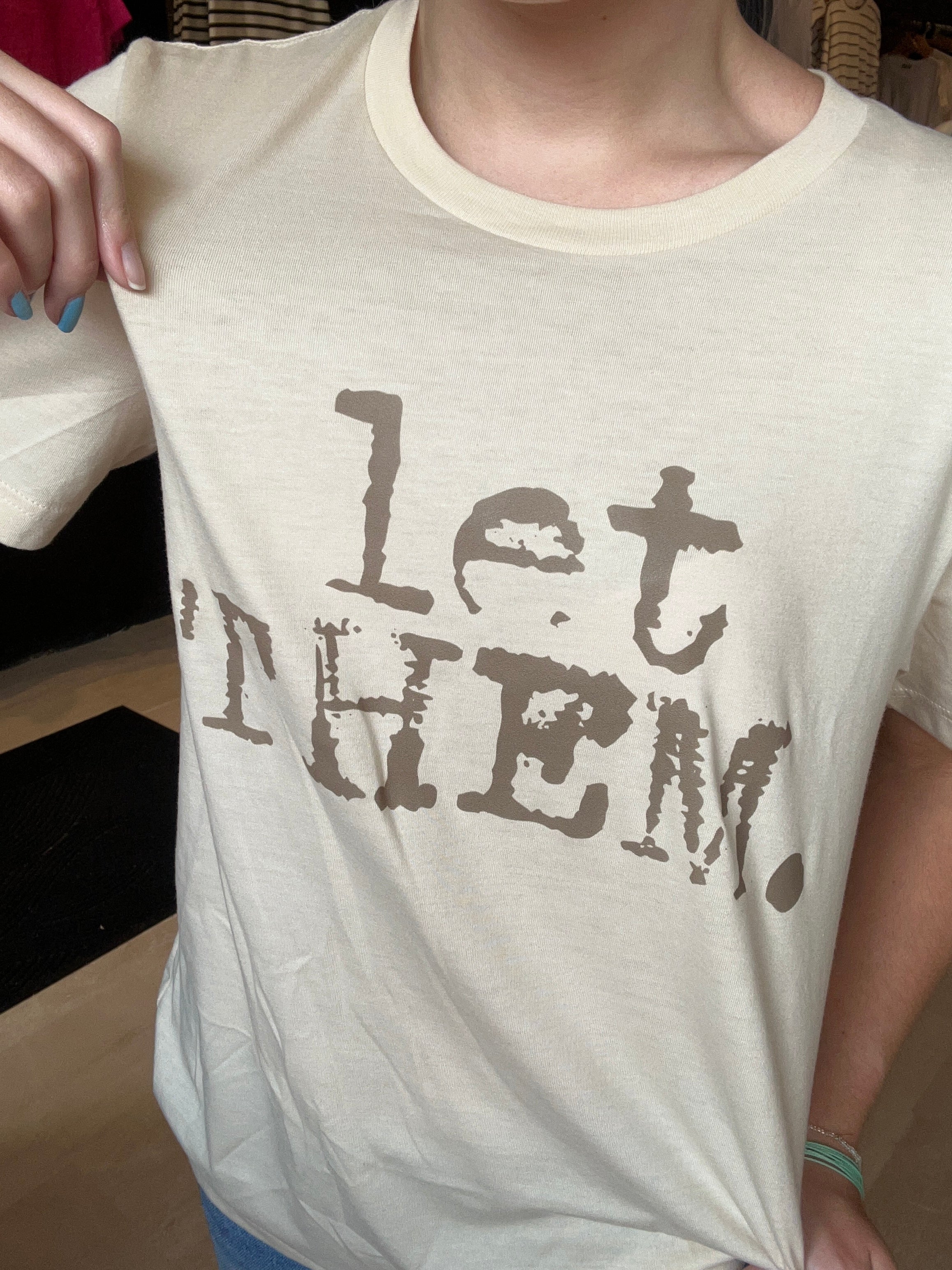 Let Them Tee-Graphic Tee's-Ocean and 7th-The Funky Zebra Ames, Women's Fashion Boutique in Ames, Iowa