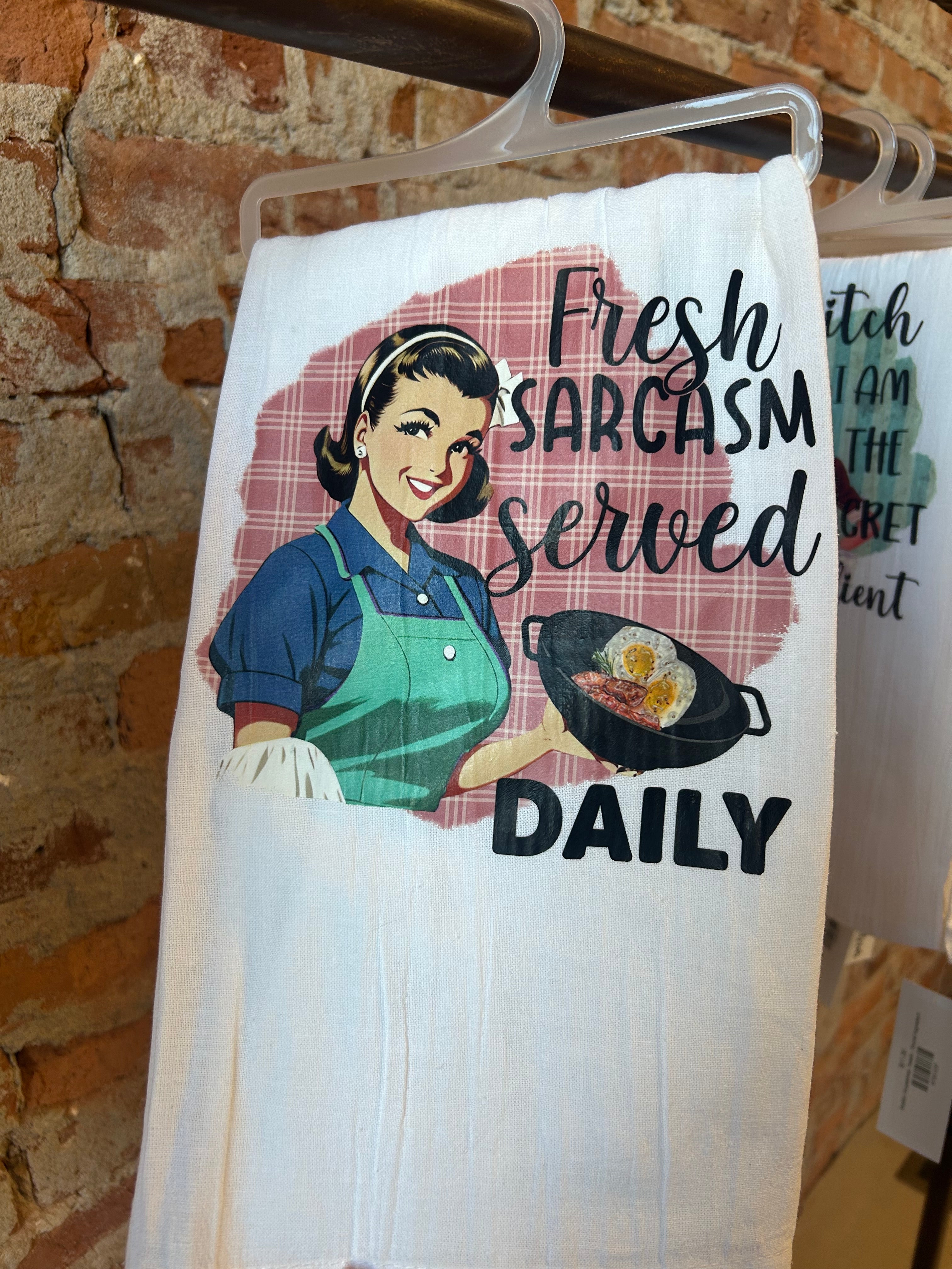 Snarky Housewives Towels-Crazy Heifers-The Funky Zebra Ames, Women's Fashion Boutique in Ames, Iowa