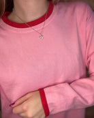 Briana Scalloped Sweater-apparel-Staccato-The Funky Zebra Ames, Women's Fashion Boutique in Ames, Iowa