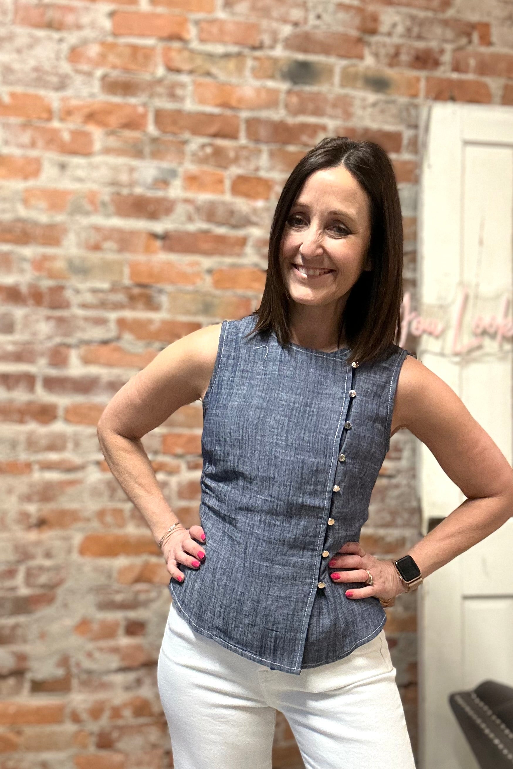 Ella Rae Tank-apparel-Zoe and Claire-The Funky Zebra Ames, Women's Fashion Boutique in Ames, Iowa