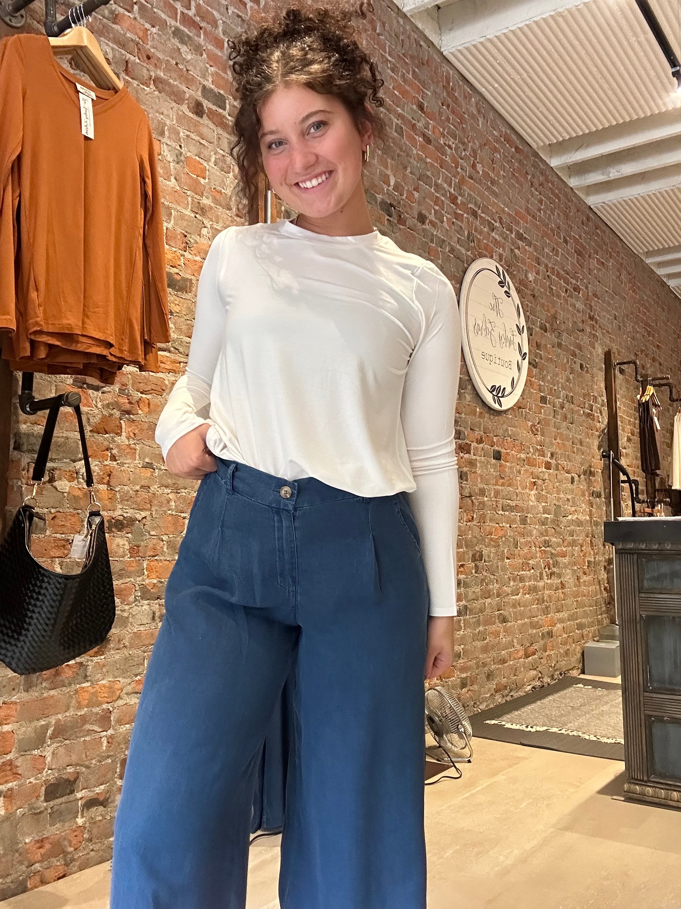 Stassia Top-Long Sleeves-Thread and Supply-The Funky Zebra Ames, Women's Fashion Boutique in Ames, Iowa