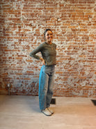 Taylor Pinstripe Sweater-apparel-Staccato-The Funky Zebra Ames, Women's Fashion Boutique in Ames, Iowa