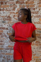 Laguna Scuba Lounge Set-apparel-Mono B-The Funky Zebra Ames, Women's Fashion Boutique in Ames, Iowa