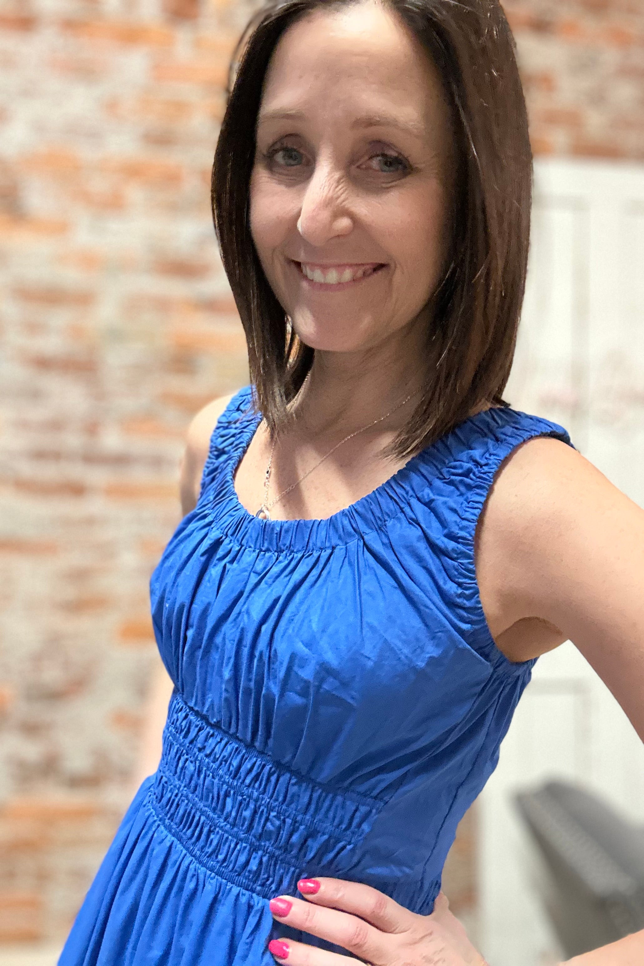 Delilah Poplin Midi Dress-apparel-Pinch-The Funky Zebra Ames, Women's Fashion Boutique in Ames, Iowa