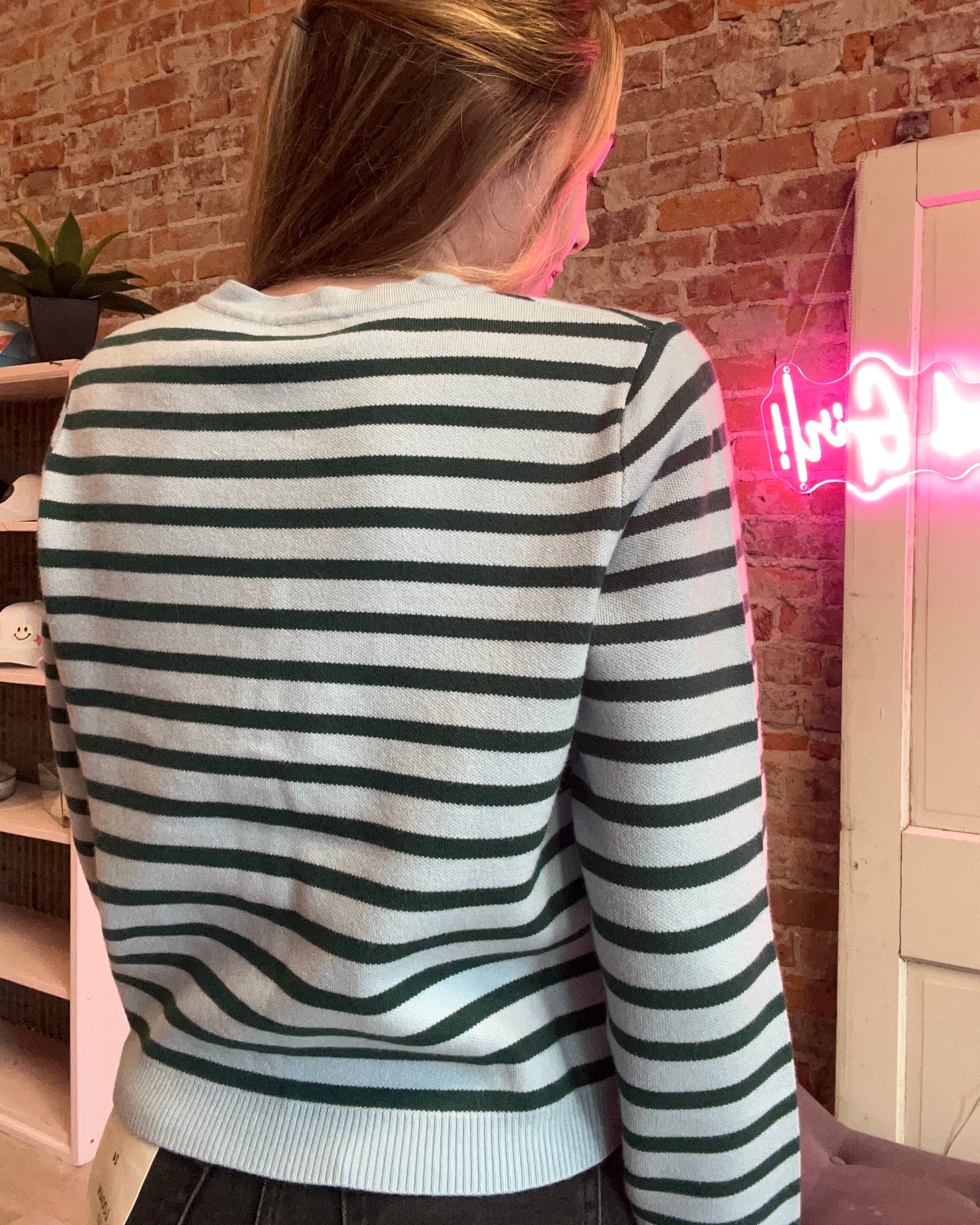 Sammi Striped Cardigan-Cardigans-Gilli-The Funky Zebra Ames, Women's Fashion Boutique in Ames, Iowa