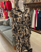 Dallas Oatmeal Dress-Dresses-Jodifl-The Funky Zebra Ames, Women's Fashion Boutique in Ames, Iowa