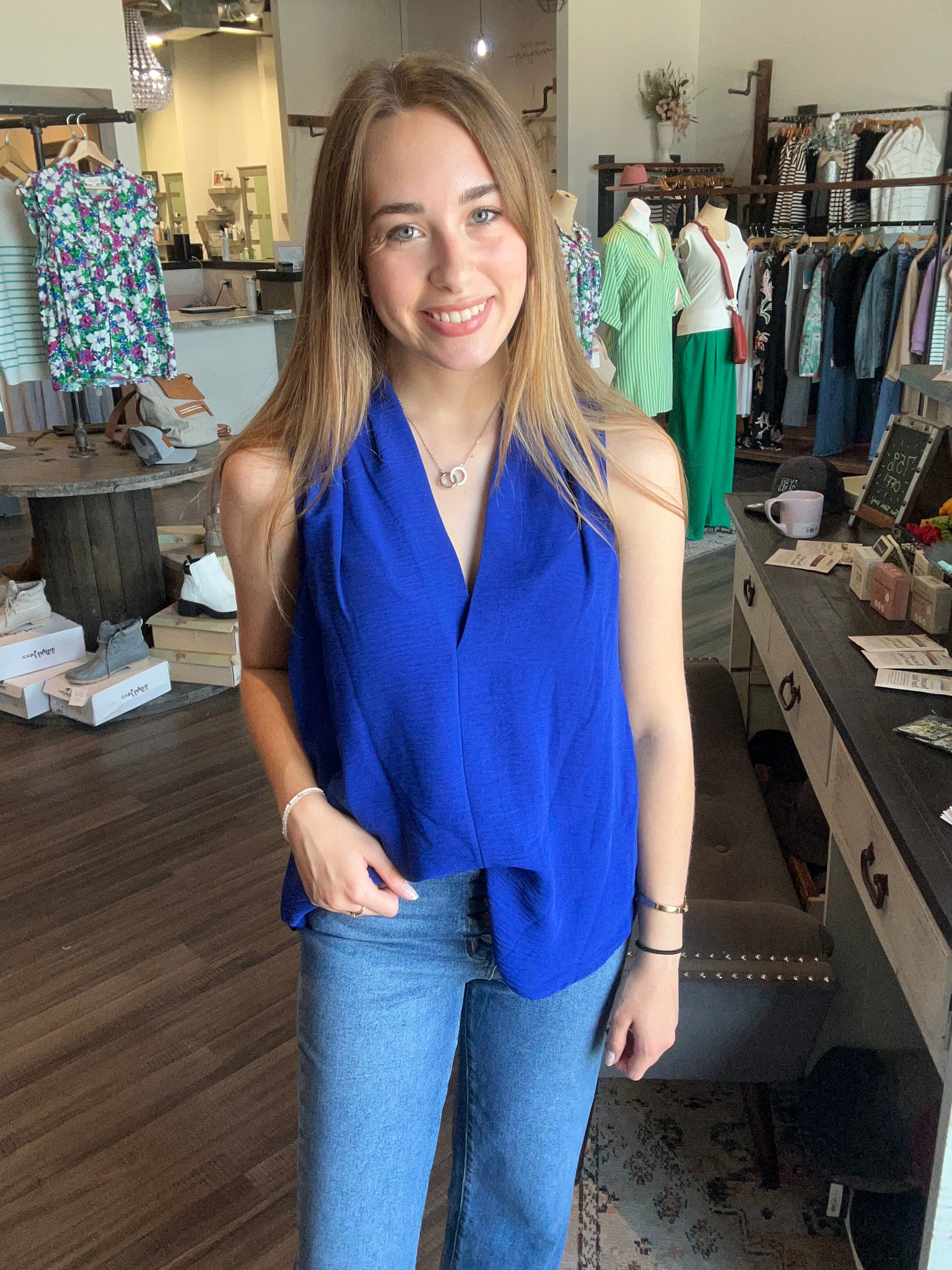 Janelle Royal Top-Eesome-The Funky Zebra Ames, Women's Fashion Boutique in Ames, Iowa