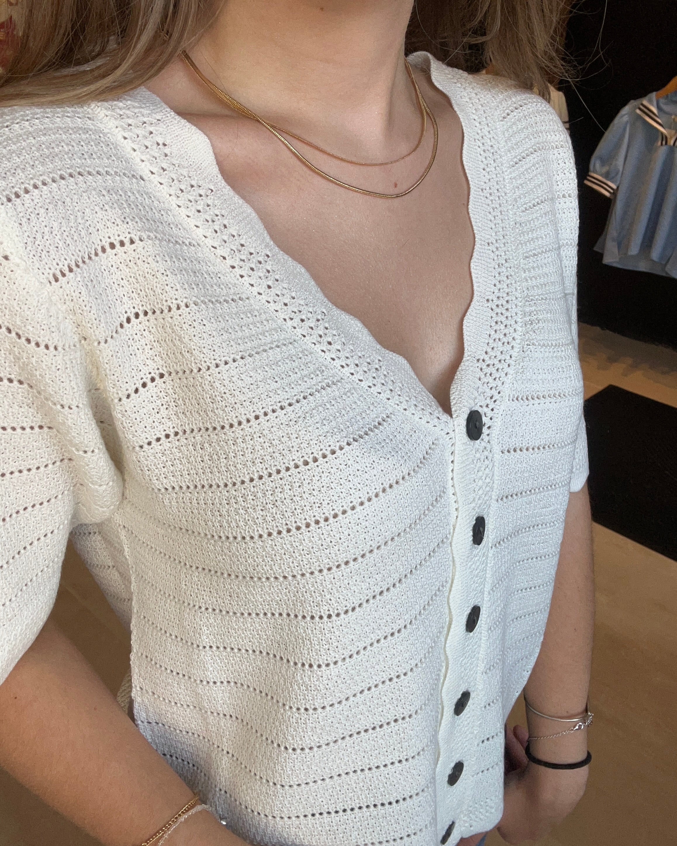 Kristin Scallop Sweater Top-Tank Tops-Wishlist-The Funky Zebra Ames, Women's Fashion Boutique in Ames, Iowa