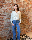 Lauren White Open Front Cardigan-Cardigans-Molly Bracken-The Funky Zebra Ames, Women's Fashion Boutique in Ames, Iowa