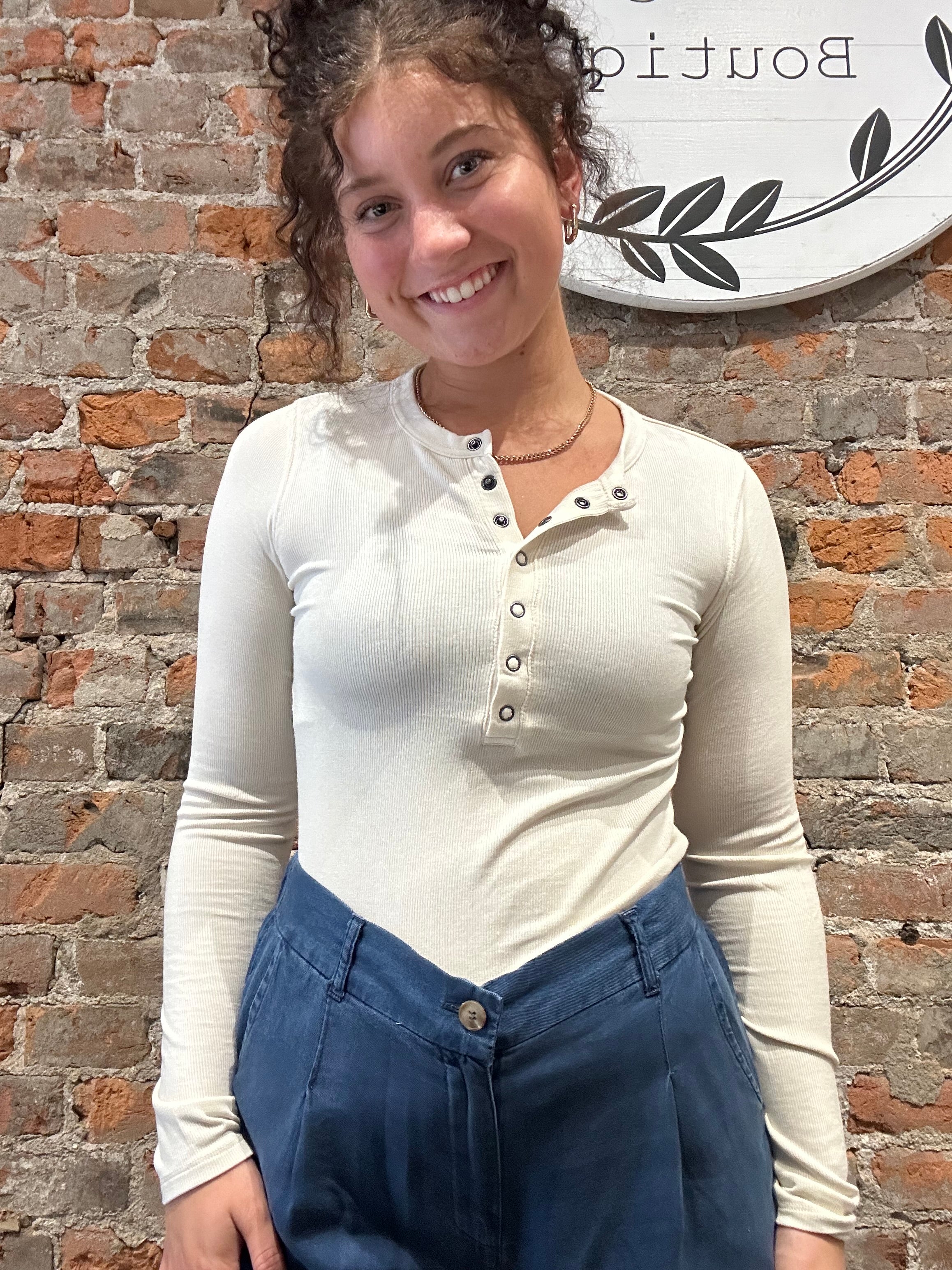 Addie Top-Long Sleeves-Thread and Supply-The Funky Zebra Ames, Women's Fashion Boutique in Ames, Iowa