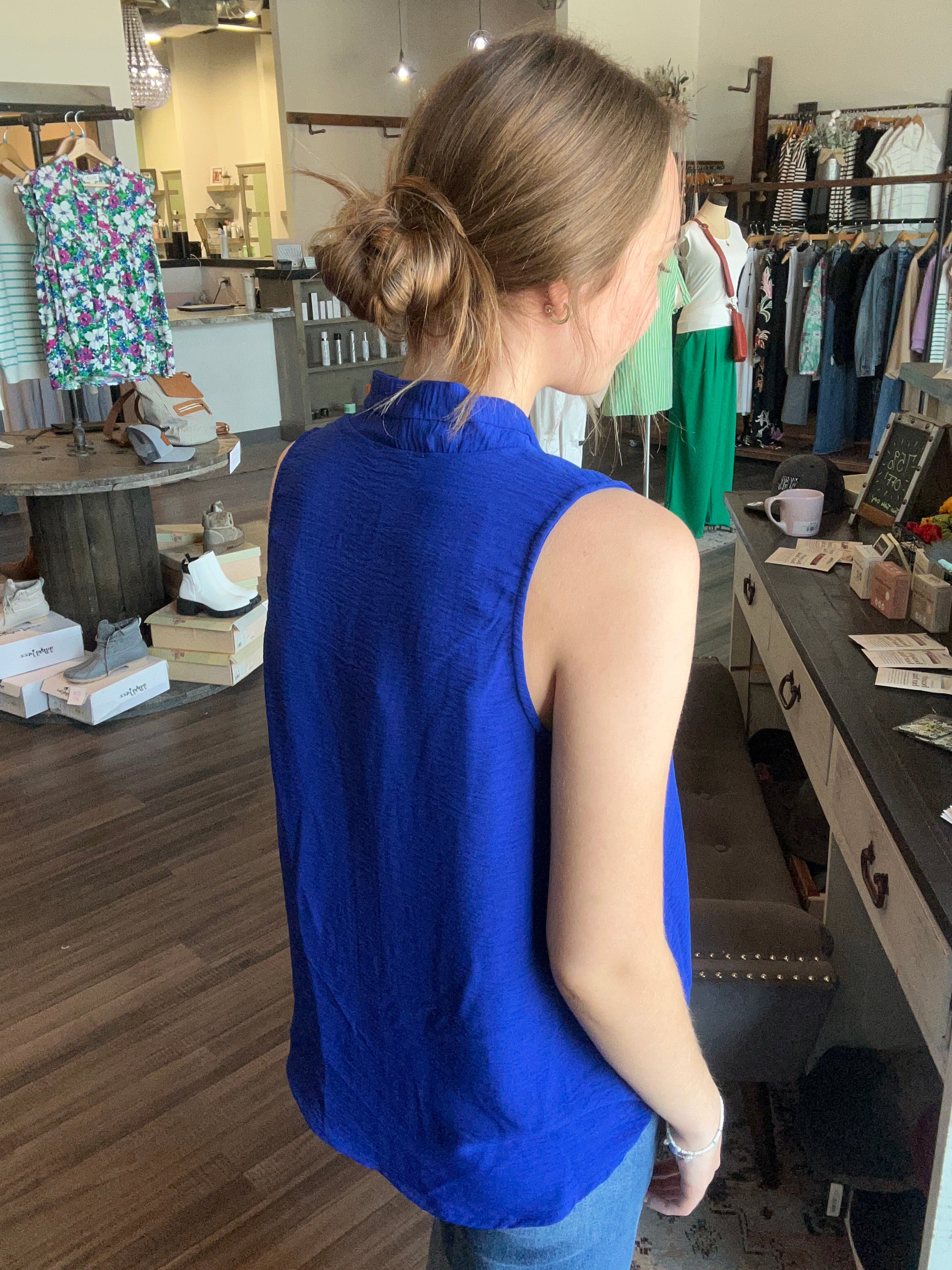 Janelle Royal Top-Eesome-The Funky Zebra Ames, Women's Fashion Boutique in Ames, Iowa