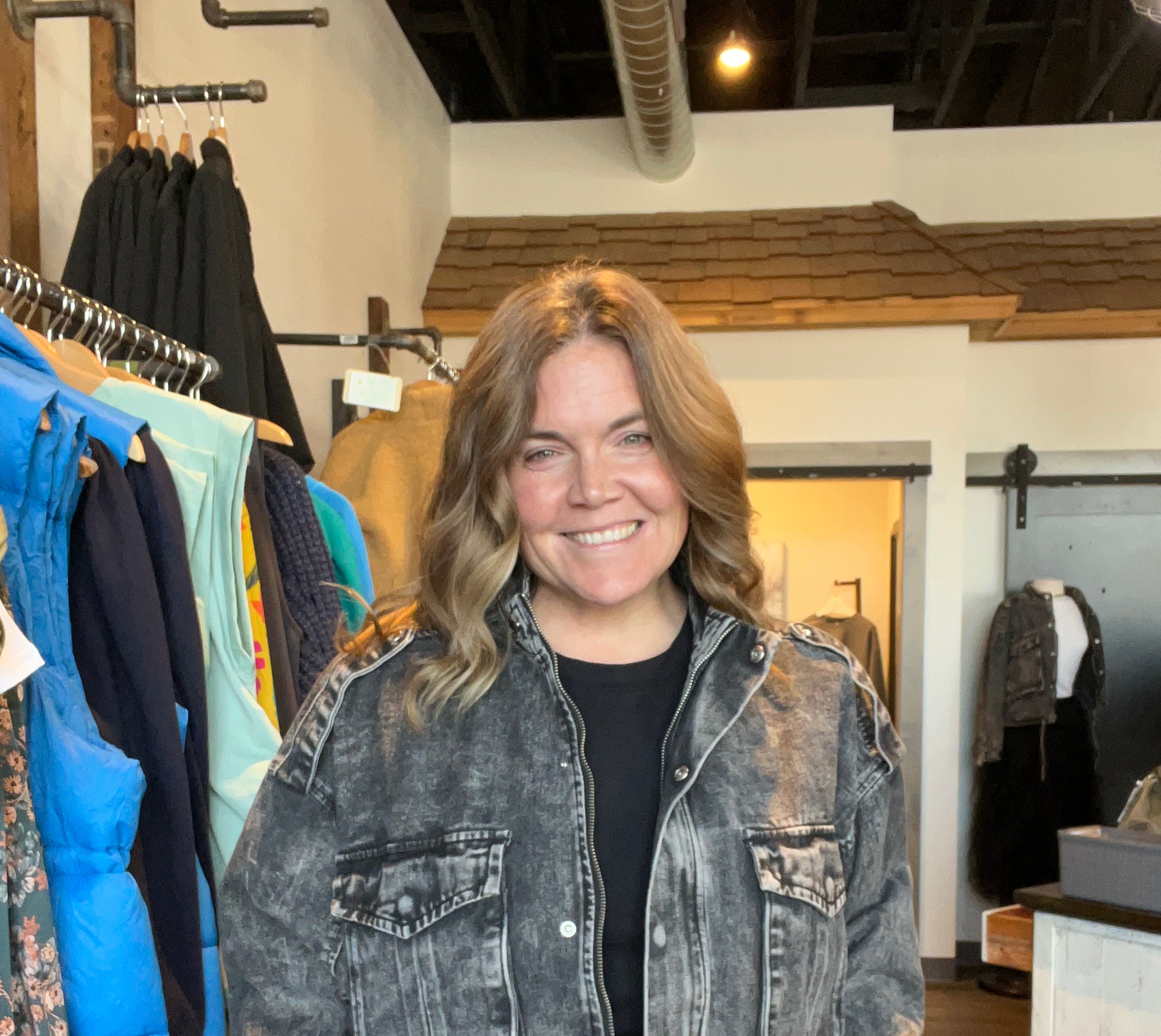 Jenn Utility Jacket-Jackets-Veveret-The Funky Zebra Ames, Women's Fashion Boutique in Ames, Iowa
