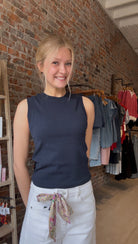 Journey Crewneck Ribbed Tank-Tank Tops-La Miel-The Funky Zebra Ames, Women's Fashion Boutique in Ames, Iowa