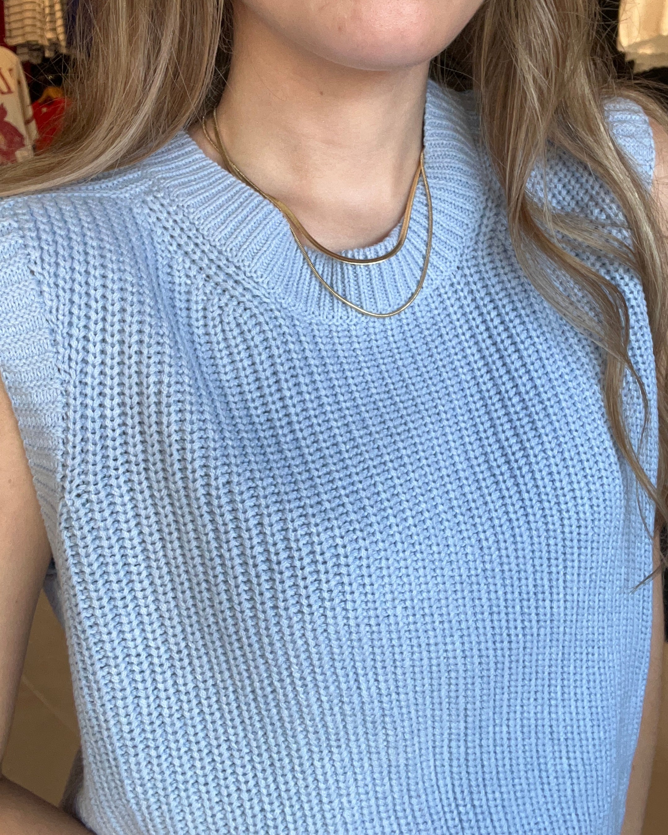 Missy Knit Sweater Vest-Vests-Wishlist-The Funky Zebra Ames, Women's Fashion Boutique in Ames, Iowa