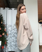 Mushroom Rounded Button Cozy Cord Crew-Moon Ryder-The Funky Zebra Ames, Women's Fashion Boutique in Ames, Iowa