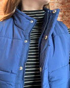 Navy Sleeveless Quilted Vest-Zenana-The Funky Zebra Ames, Women's Fashion Boutique in Ames, Iowa