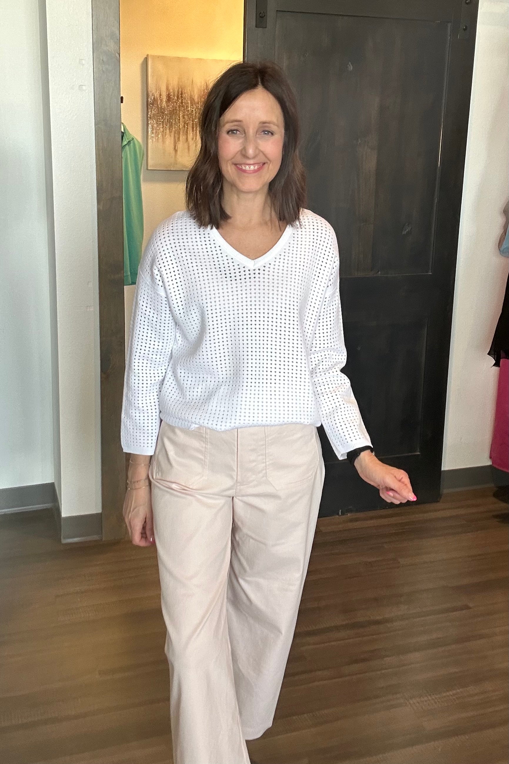 Nancy Netted Top-Sweaters-The Funky Zebra Ames-The Funky Zebra Ames, Women's Fashion Boutique in Ames, Iowa