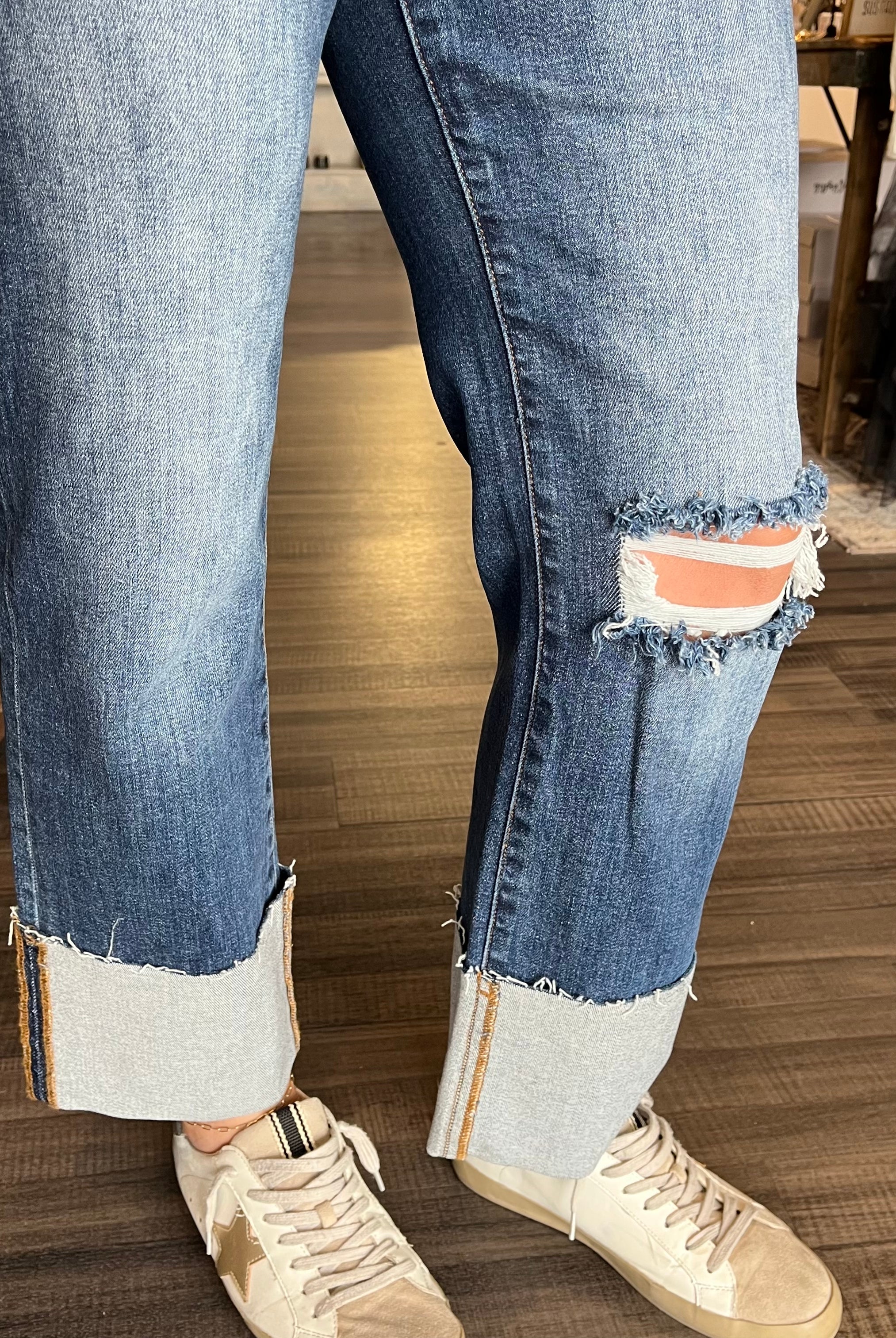 Lauren Straight Leg Jean-Jeans-risen-The Funky Zebra Ames, Women's Fashion Boutique in Ames, Iowa
