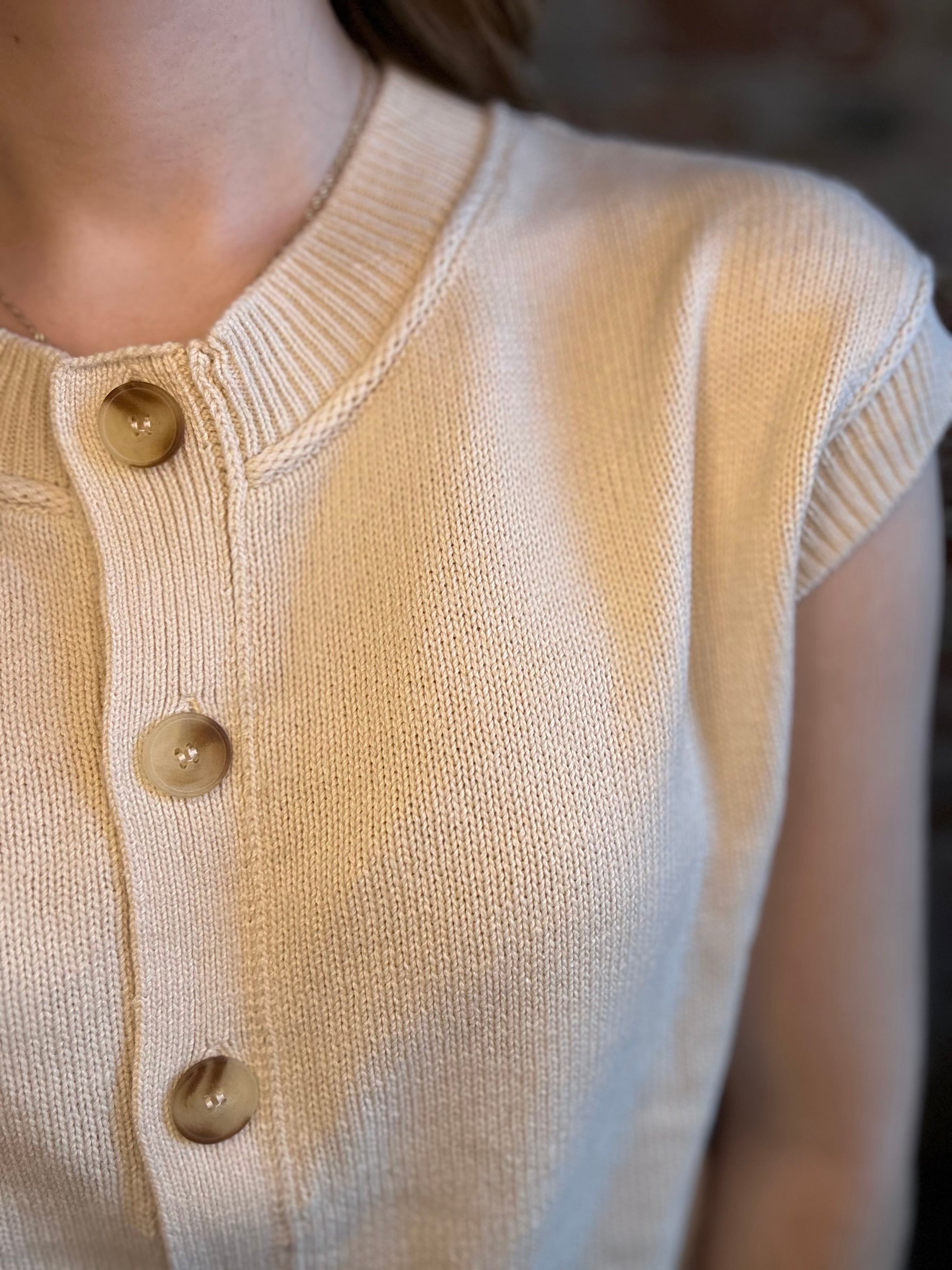 Bryant Cream Sweater Cardi-Sweaters-Blu Pepper-The Funky Zebra Ames, Women's Fashion Boutique in Ames, Iowa