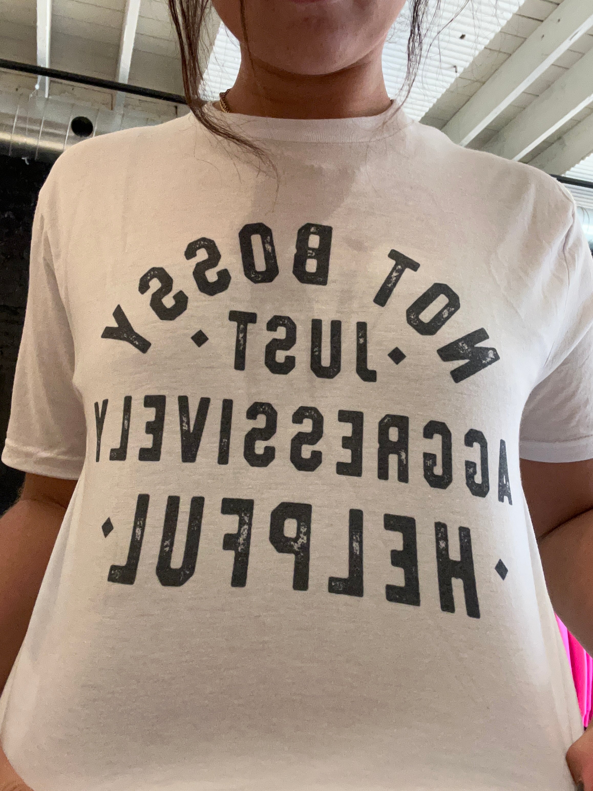 Not Bossy Tee-Graphic Tee's-Trendznmore-The Funky Zebra Ames, Women's Fashion Boutique in Ames, Iowa