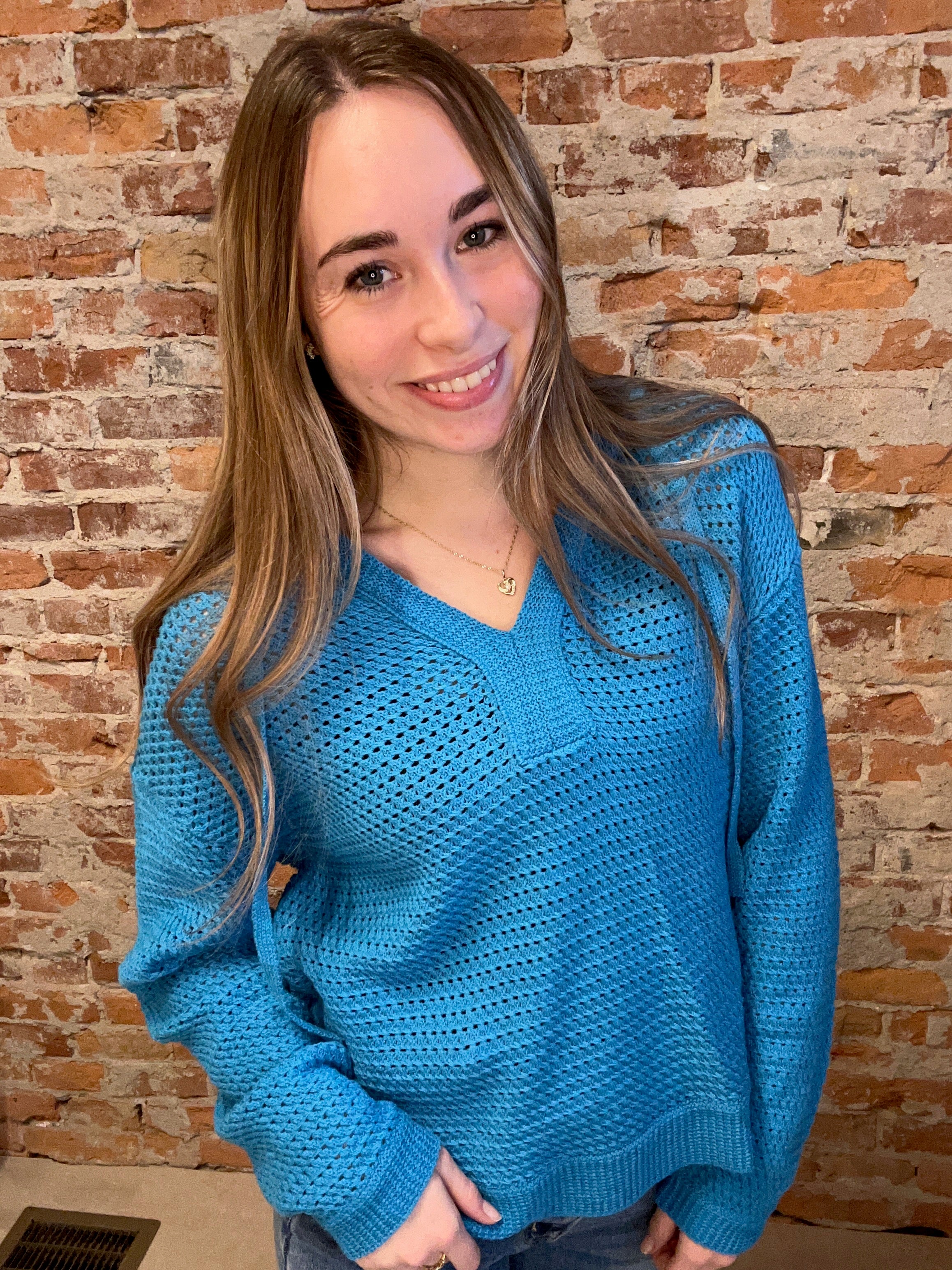 Tessa Drawstring Sweater-2 Colors-Sweaters-Hem & Thread-The Funky Zebra Ames, Women's Fashion Boutique in Ames, Iowa