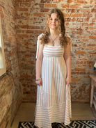 Ellen Tie Strap Midi Dress-Dresses-Blu Pepper-The Funky Zebra Ames, Women's Fashion Boutique in Ames, Iowa
